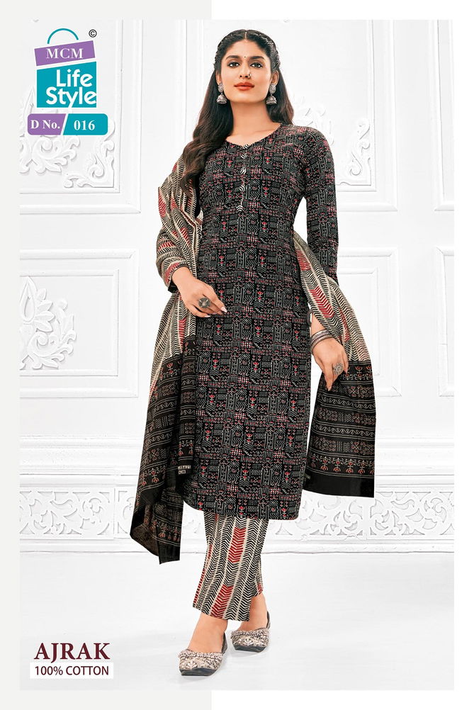 Ajrak Vol 1 By MCM Cotton Printed Kurti With Bottom Dupatta Wholesale Price In Surat